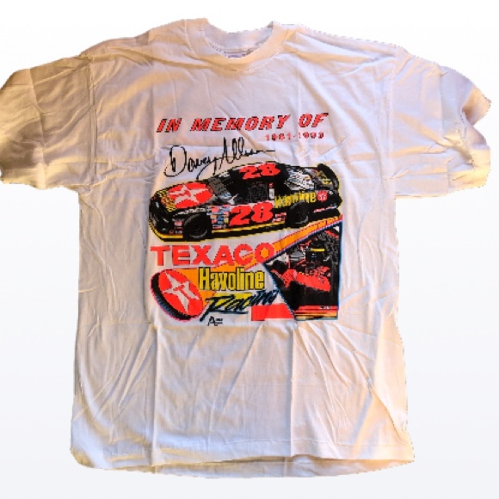 Davey Allison in memory number 28 Racing XL shirt